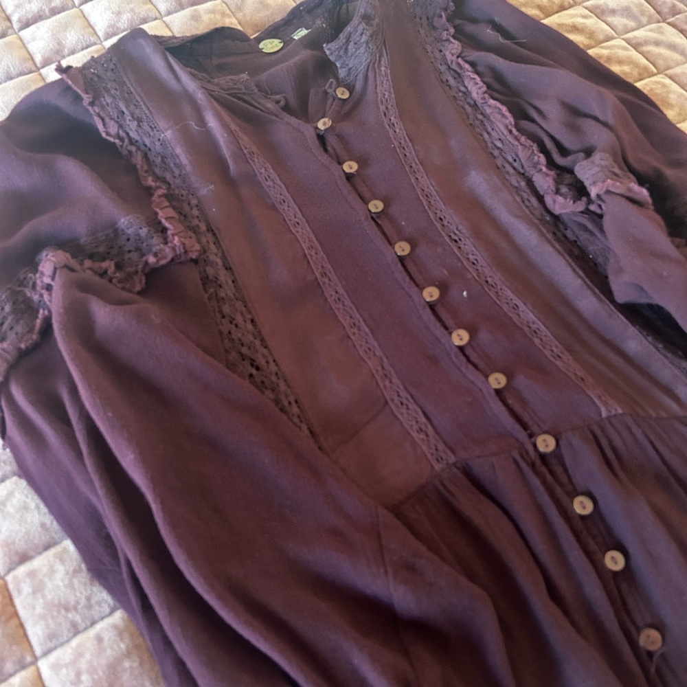 Elegant Purple Mini Dress